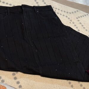 Black Glittery skirt